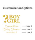 boy or girl customization options