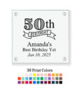 50 banner coaster customization