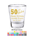 50 fabulous shot glass