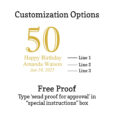 50-number-customization-options free proof