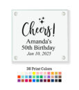 cheers coaster customization