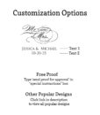 mr and mrs customization options free proof