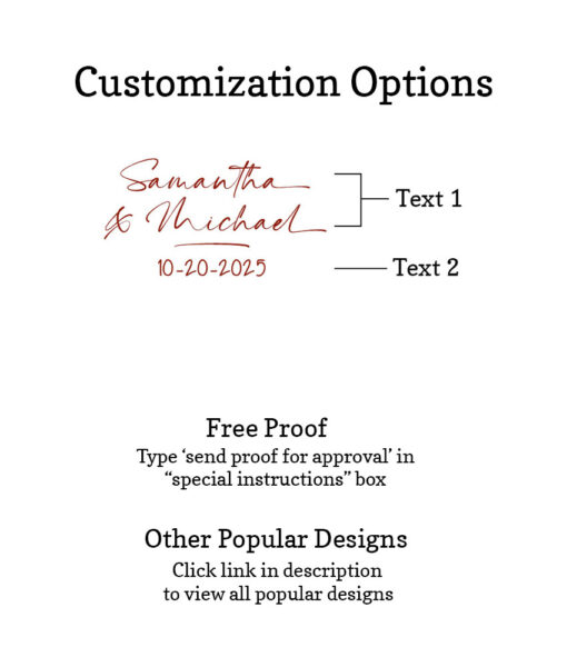 name signature customization options free proof