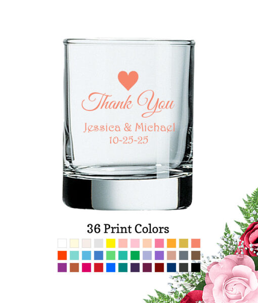 votive shot glass thank you free proof