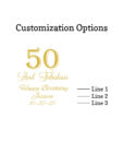 50 and fabulous customization options
