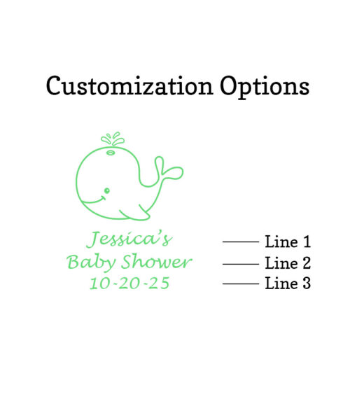 baby whale customization option