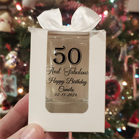50th birthday party favors