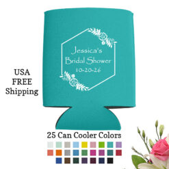 floral border koozie