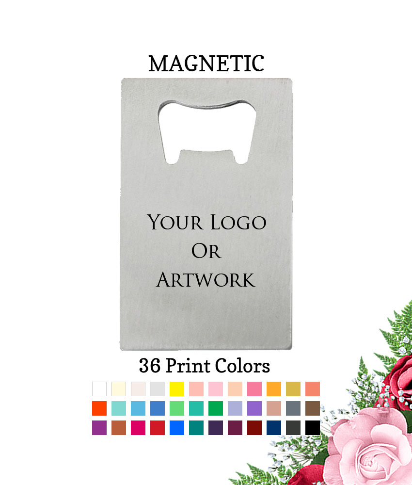 silver magnetic credit card bottle opener your logo silver magnetic credit card bottle opener your logo