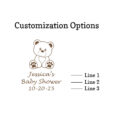 teddy bear customization option