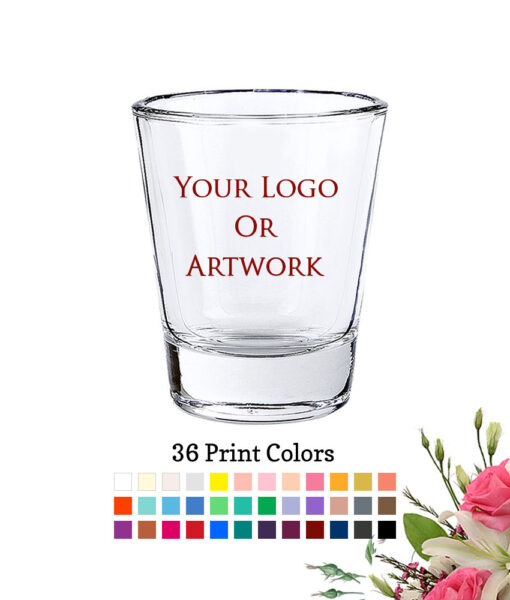 your logo custom shot glasses