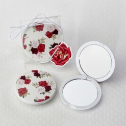 FLORAL ROSE bridal shower COMPACT MIRRO