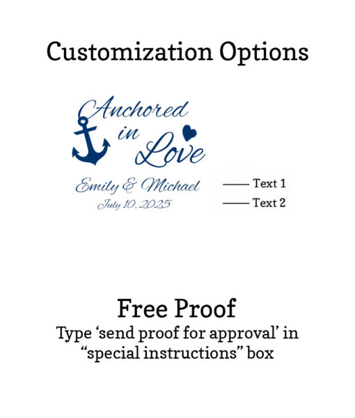 anchored in love customization option free proof