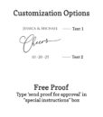 cheers customization option free proof