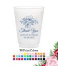 floral frosted flex cup