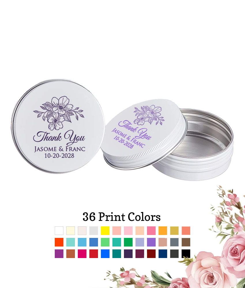 floral personalized mint tins floral personalized mint tins