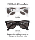 free bride and groom sunglasses