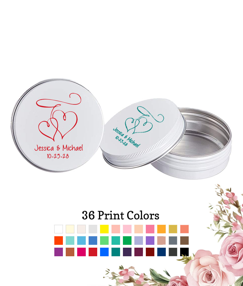 interlocking hearts personalized mint tins interlocking hearts personalized mint tins