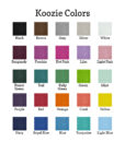 koozie color chart