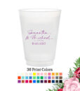 name signature frosted flex cup