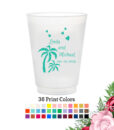 palm tree frosted flex cup