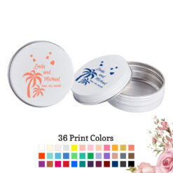 palm tree personalized mint tins