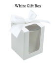 votive shot glass white gift box