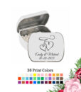 white mint tin interlocking hearts