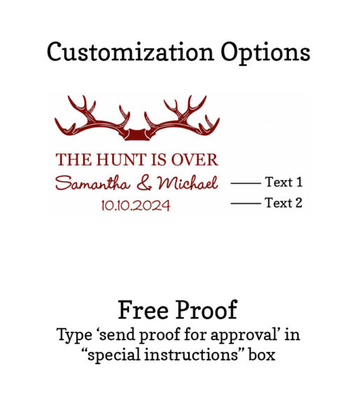 hunt is over customization option