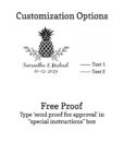 pineapple customization option