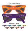 sunglasses solid colored frame your logo