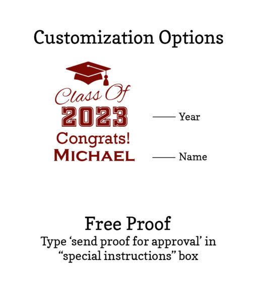 class of 20xx customization options