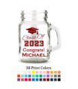 class of 20xx small mason jar