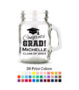 congrats grad small mason jar