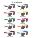 sunglasses white front colored arms frame colors