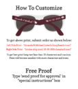 white front colored arms sunglasses – how to customize
