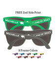 graduation sunglasses solid colors