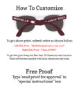 graduation sunglasses white front colored arms – how to customize
