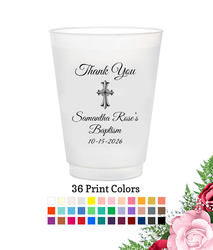 thank you cross frosted flex cup