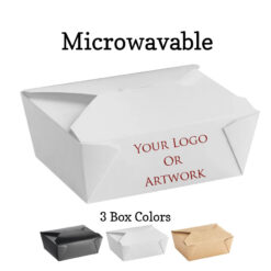 microwavable take out container your logo
