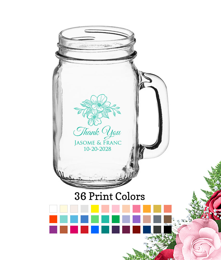 floral large mason jars 16 oz floral large mason jars 16 oz