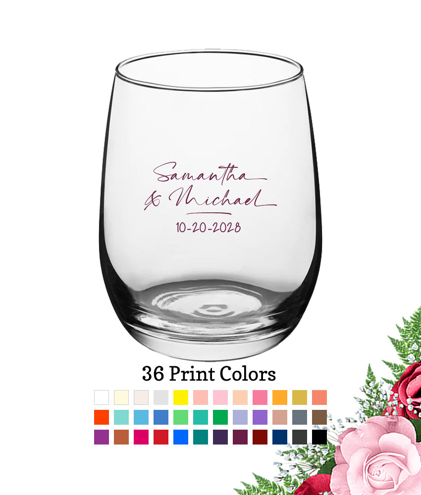 name signature large wine glass 15 oz name signature large wine glass 15 oz