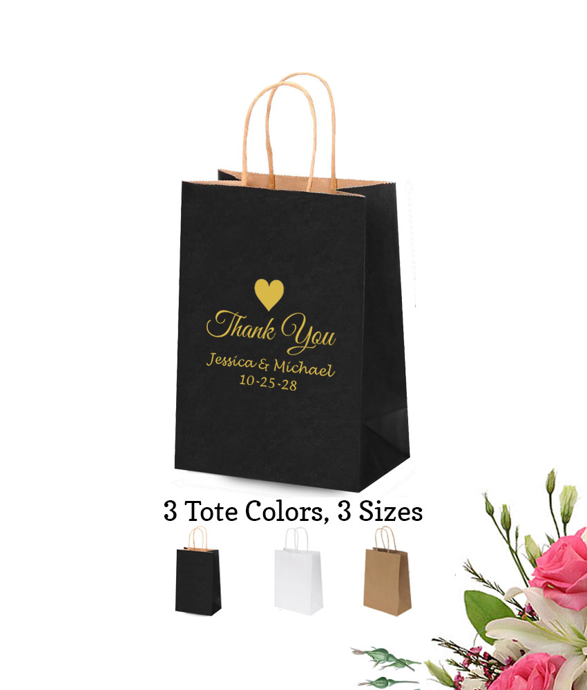 thank you personalized paper tote bags thank you personalized paper tote bags