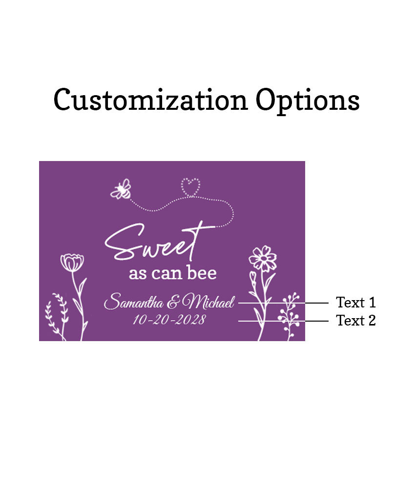 sweet as can bee honey jars customization options sweet as can bee honey jars customization options