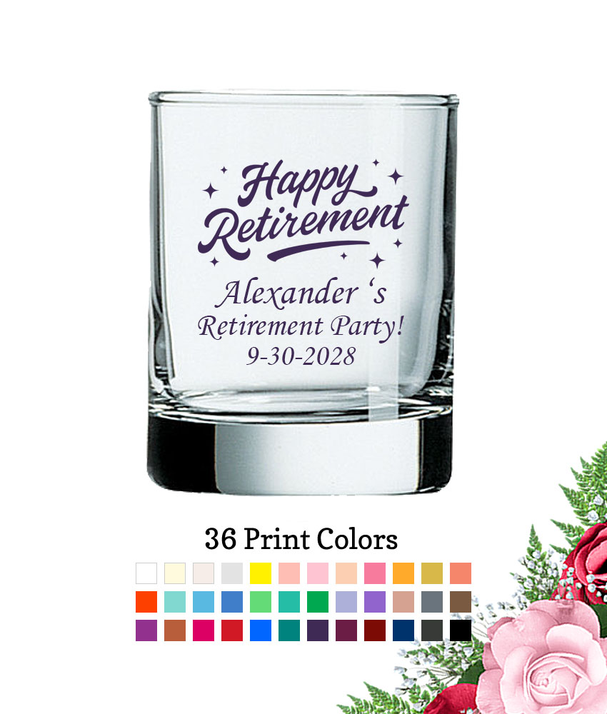 happy retirement retirement party favors votive shot glass happy retirement retirement party favors votive shot glass